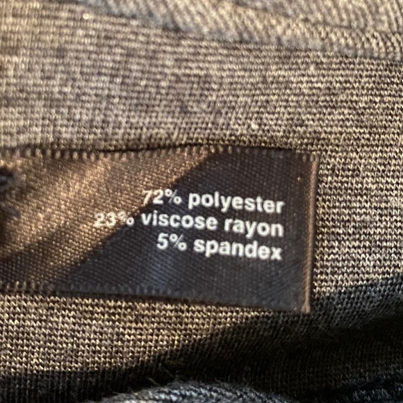 Forenza Gray Ponte Leggings w/ Tapered Ankle - Picture 12 of 12